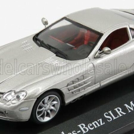 EDICOLA 1/43 MERCEDES BENZ | SLR McLAREN 2003 - CON VETRINA - WITH SHOWCASE | SILVER