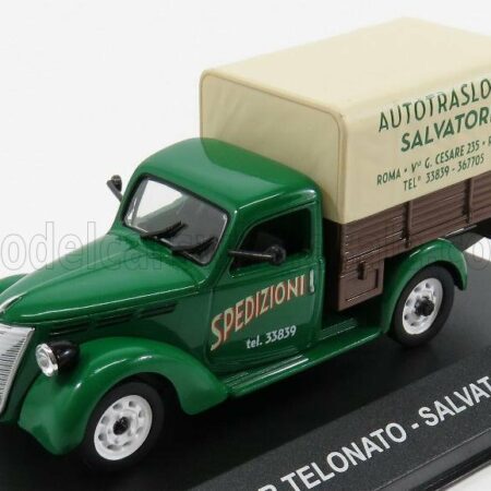 EDICOLA 1/43 FIAT | 1100 ELR PICK-UP TELONATO SALVATORI 1952 | GREEN BROWN BEIGE