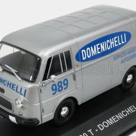 EDICOLA 1/43 FIAT | 1100T VAN SERVIZIO ASSISTENZA AUTOCARRI DOMENICHELLI 1965 | SILVER