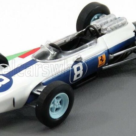 EDICOLA 1/43 FERRARI | F1  512 TEAM N.A.R.T. N 8 MEXICO GP 1964 LORENZO BANDINI | WHITE BLUE