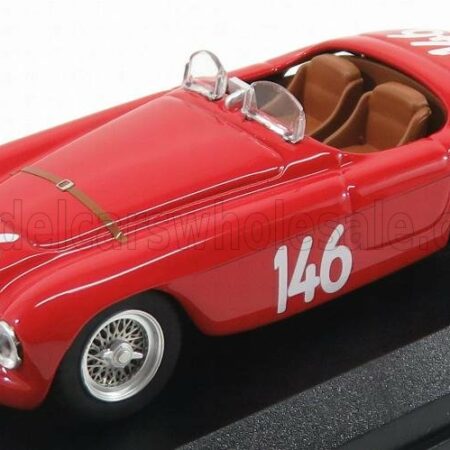 ART-MODEL 1/43 FERRARI | 166MM BARCHETTA ABARTH SPIDER N 146 WINNER COPPA D'ORO 1950 G.MARZOTTO | RED