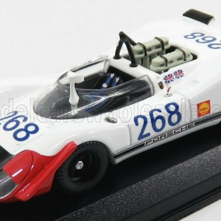 BEST-MODEL 1/43 PORSCHE | 908/02 N 968 TARGA FLORIO 1969 REDMAN - ATTWOOD | WHITE RED