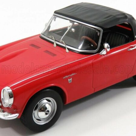 TRIPLE9 1/18 HONDA | S800 SPIDER SOFT-TOP CLOSED 1966 | RED