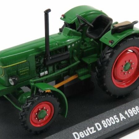 EDICOLA 1/43 DEUTZ | D8005A TRACTOR 1966 - CON VETRINA - WITH SHOWCASE | GREEN RED