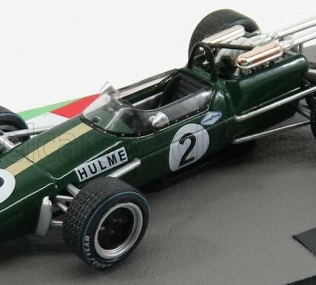 EDICOLA 1/43 BRABHAM | F1  REPCO BT24 N 2 WORLD CHAMPION SEASON 1967 DENIS HULME | GREEN GOLD