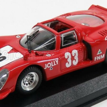 BEST-MODEL 1/43 ALFA ROMEO | 33.2 N 33 WINNER 3h RIO DE JANEIRO 1969 C.PACE | RED WHITE