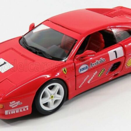 BURAGO 1/24 FERRARI | F355 N 1 CHALLENGE 1995 | RED