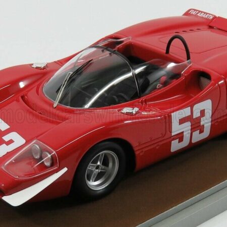 TECNOMODEL 1/18 ABARTH | 2000S N 53 WINNER NURBURGRING 1969 T.HEZEMANS | RED