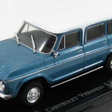 EDICOLA 1/43 CHEVROLET | VERANEIO S LUXE 1971 | BLUE MET WHITE