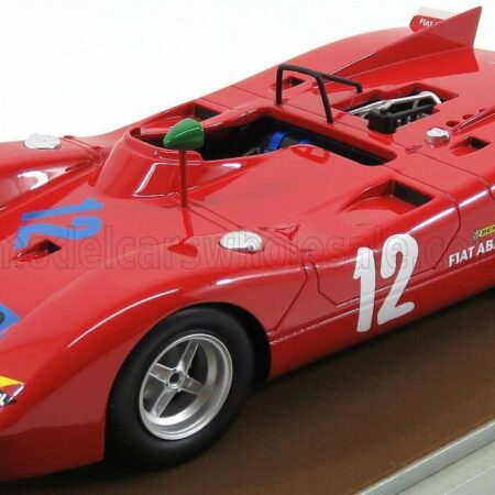 TECNOMODEL 1/18 ABARTH | 2000SP N 12 TARGA FLORIO 1971 TARAMAZZO - OSTINI | RED