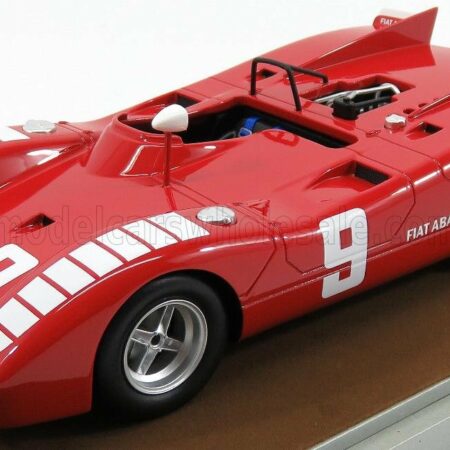 TECNOMODEL 1/18 ABARTH | 2000SP N 9 MUGELLO 1971 N.VACCARELLA | RED