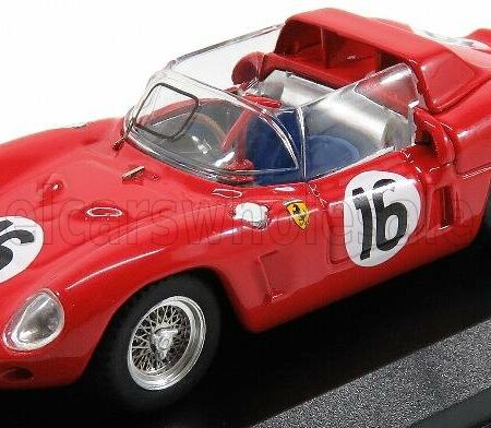 ART-MODEL 1/43 FERRARI | DINO 268 SP ch. 0798 N 16 24h LE MANS TEST 1962 RODRIGUEZ - BANDINI - PARKES - GENDEBIEN - MAIRESSE | RED