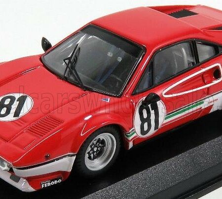 BEST-MODEL 1/43 FERRARI | 308 GTB LM N 81 BENELUX ZOLDER 1976 M.DANTINNE | RED