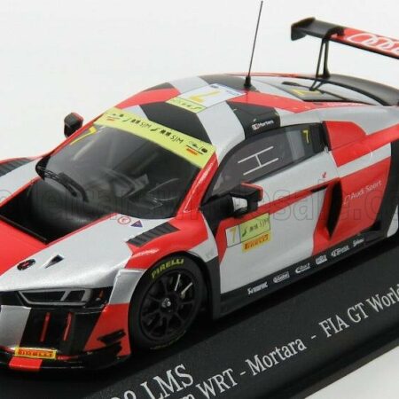 MINICHAMPS 1/43 AUDI | R8 LMS TEAM WRT N 7 FIA GT WORLD CUP MACAU 2016 E.MORTARA | SILVER RED