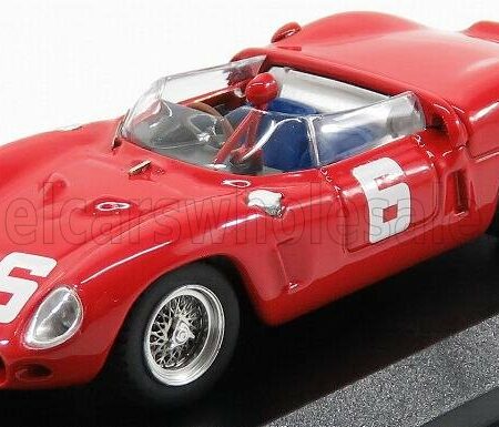 ART-MODEL 1/43 FERRARI | 246SP DINO SPIDER N 6 (CHASSIS N 0022M) WINNER GUARDS TROPHY  BRANDS HATCH 1962 M.PARKES | RED