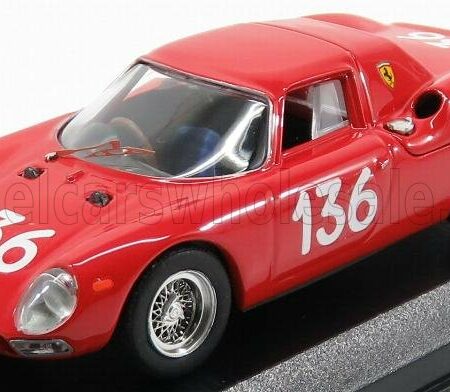 BEST-MODEL 1/43 FERRARI | 250 LM N 136 TARGA FLORIO 1965 NICODEMI - LESSONA | RED