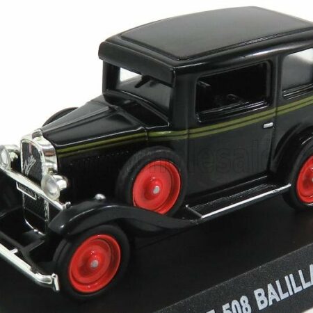 EDICOLA 1/43 FIAT | 508 BALILLA 1932 - DAMAGE BLISTER | BLACK RED