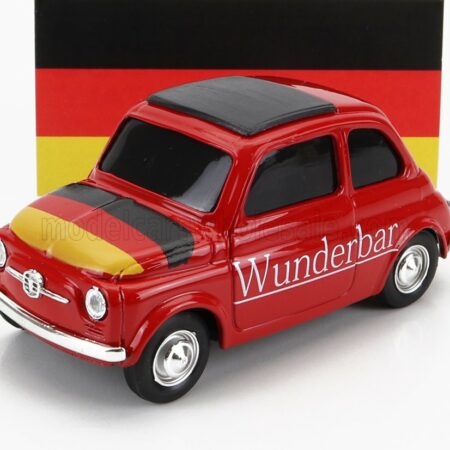 BRUMM 1/43 FIAT | 500 GERMANIA Wunderbar! - Brummbarchen! | RED