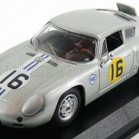 BEST-MODEL 1/43 PORSCHE | 356B ABARTH N 16 WINNER 3h DAYTONA 1963 C.CASSEL | SILVER