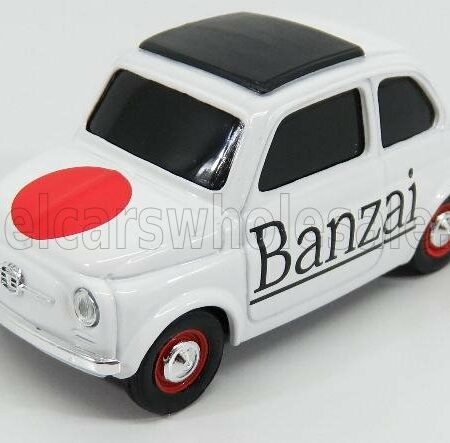 BRUMM 1/43 FIAT | 500 BRUMS BANZAI 2017 | WHITE