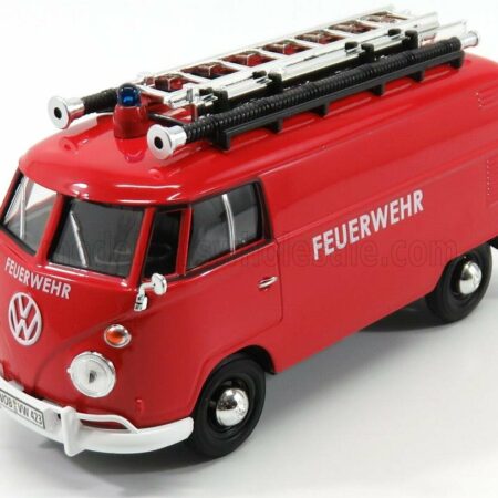 MOTOR-MAX 1/24 VOLKSWAGEN | T1 TYPE 2 VAN FEUERWEHR 1962 | RED