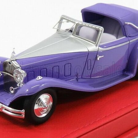 EVRAT 1/43 DELAGE | D8S CABRIOLET OPEN FERNANDEZ ET DARRIN sn38229 1934  | PURPLE