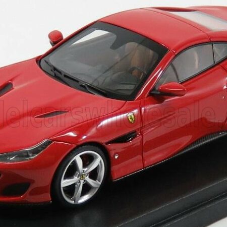 LOOKSMART 1/43 FERRARI | PORTOFINO CABRIOLET CLOSED 2018 | ROSSO CORSA - RED