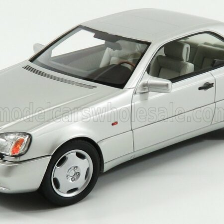 CULT-SCALE MODELS 1/18 MERCEDES BENZ | S-CLASS 600SEC COUPE (C140) 1992 | SILVER