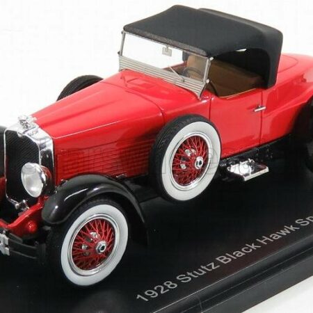 ESVAL MODEL 1/43 STUTZ | BLACK HAWK SPEEDSTER CLOSED 1928 | RED BLACK