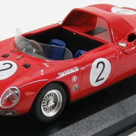 BEST-MODEL 1/43 FERRARI | 250LM SPIDER N 2 WINNER CLASS PERNIS VON TIROL INNSBRUCK 1965 H.WALTER | RED