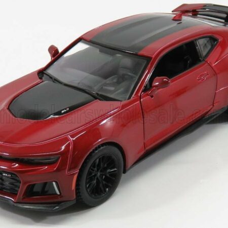 MOTOR-MAX 1/24 CHEVROLET | CAMARO ZL1 COUPE 2017 | RED MET BLACK