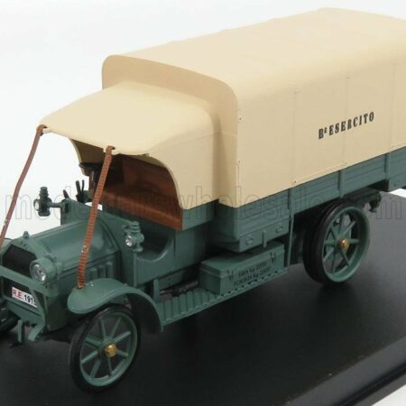 RIO-MODELS 1/43 FIAT | 18BL TRUCK ESERCITO ITALIANO 1918 | GREEN CREAM