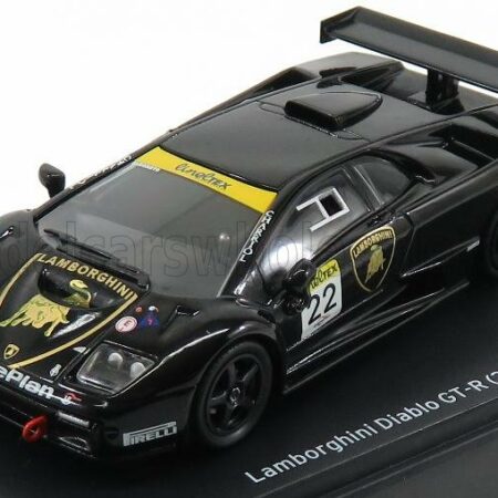 EDICOLA 1/43 LAMBORGHINI | DIABLO GT-R N 22 SUPER TROFEO MONZA 2001 M.ALBORETO | BLACK