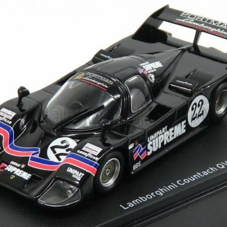 EDICOLA 1/43 LAMBORGHINI | COUNTACH QVX N 22 500km KYALAMI 1986 NEEDEL | BLACK