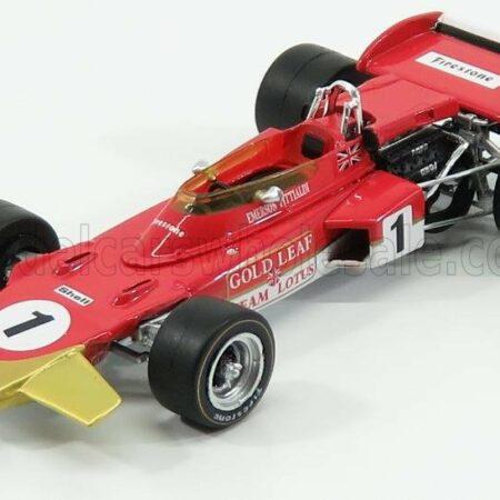 QUARTZO 1/43 LOTUS | F1  72D TEAM LOTUS N 1 FRENCH GP 1971 E.FITTIPALDI | RED GOLD