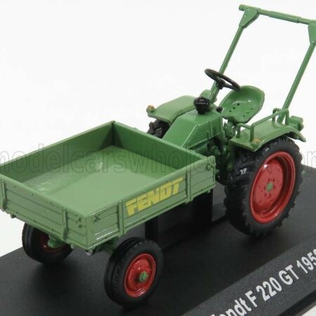 EDICOLA 1/43 FENDT | F220GT TRACTOR TRUCK 1958 - CON VETRINA - WITH SHOWCASE | GREEN RED