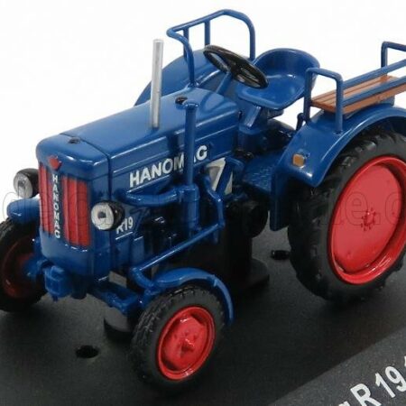 EDICOLA 1/43 HANOMAG | R19 TRACTOR TRUCK 1955- CON VETRINA - WITH SHOWCASE | BLUE RED