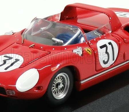 ART-MODEL 1/43 FERRARI | 250P SPIDER ch.0812 N 31 2nd 12h SEBRING 1963 MAIRESSE - VACCARELLA - BANDINI | RED