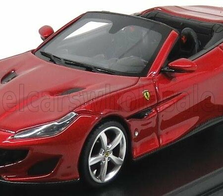 LOOKSMART 1/43 FERRARI | PORTOFINO CABRIOLET OPEN 2017 | ROSSO PORTOFINO - RED MET