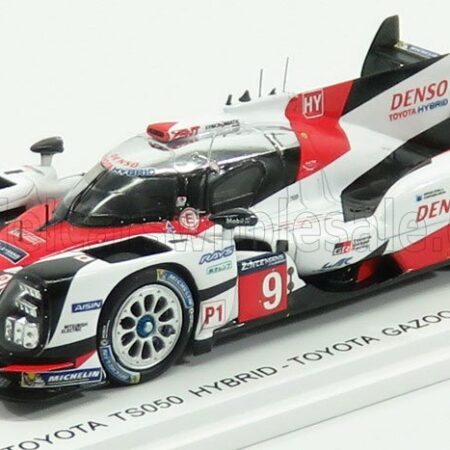 SPARK-MODEL 1/43 TOYOTA | TS050 HYBRID 2.4L TURBO V6 TEAM TOYOTA GAZOO RACING N 9 24h LE MANS 2017 J.M.LOPEZ - N.LAPIERRE - Y.KUNIMOTO | WHITE RED BLACK