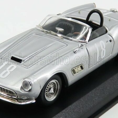 ART-MODEL 1/43 FERRARI | 250 CALIFORNIA LWB SPIDER AMERICA ch.1451 N 18 WINNER NASSAU MEMORIAL TROPHY RACE 1959 B.GROSSMAN | SILVER