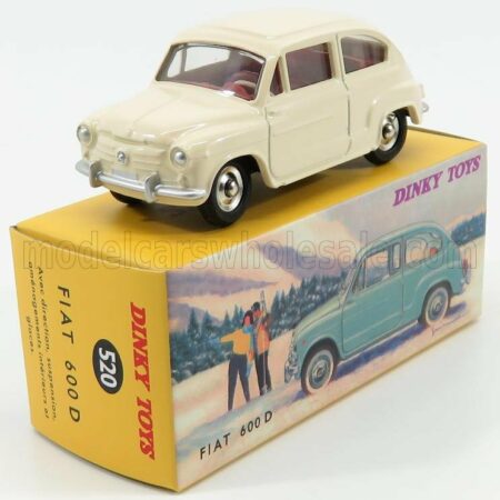 EDICOLA 1/43 FIAT | 600D 1967 | IVORY