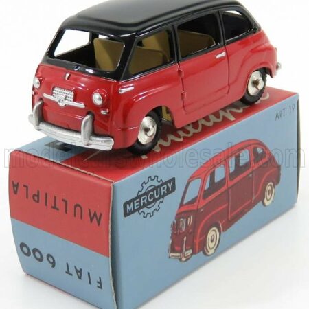 EDICOLA 1/48 FIAT | 600 MULTIPLA I SERIES 1956 | RED BLACK