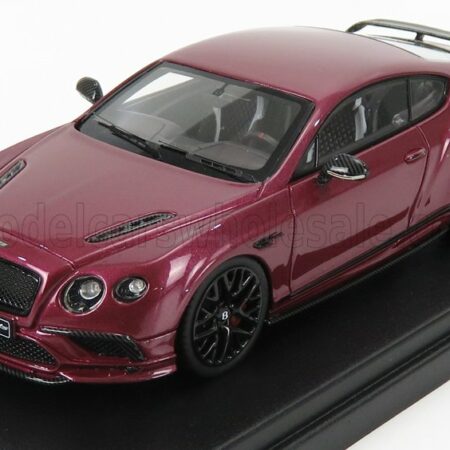 LOOKSMART 1/43 BENTLEY | CONTINENTAL SUPERSPORTS 2017 | MAGENTA - PURPLE MET