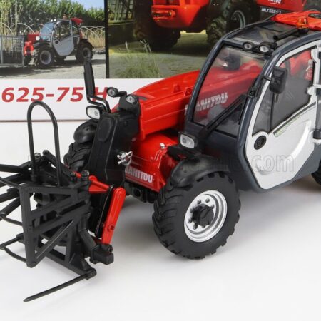 UNIVERSAL HOBBIES 1/32 MANITOU | MLT 625-75H TELESCOPIC TRACTOR - ELEVATORE | RED SILVER