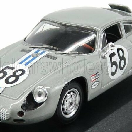 BEST-MODEL 1/43 PORSCHE | 356B CARRERA ABARTH GTL N 58 12h SEBRING 1963 CASSEL - SESSLAR | GREY