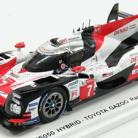 SPARK-MODEL 1/43 TOYOTA | TS050 HYBRID TEAM TOYOTA GAZOO RACING N 7 2nd 24h LE MANS 2018 M.CONWAY - K.KOBAYASHI - J.M.LOPEZ | WHITE RED BLACK