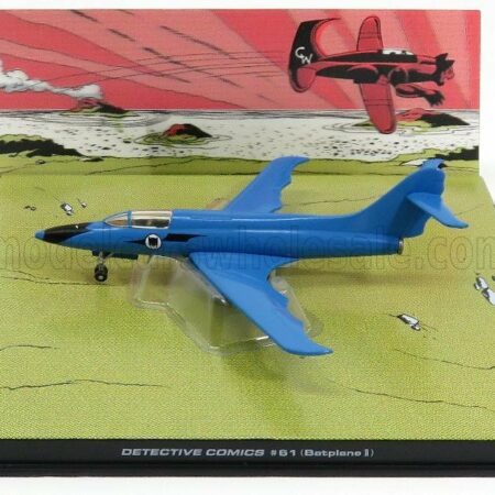 EDICOLA 1/43 BATMAN | BATPLANE II - AIRPLANE DETECTIVE COMICS 61 | LIGHT BLUE