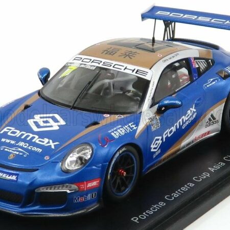 SPARK-MODEL 1/43 PORSCHE | 911 991 GT3 N 7 CHAMPION PORSCHE CARRERA CUP ASIA 2017 V.DER DRIFT | BLUE