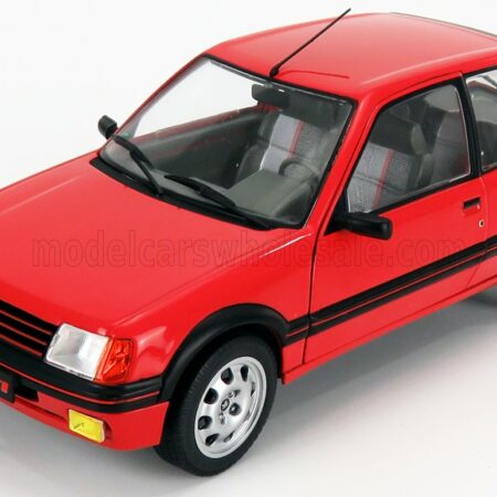 SOLIDO 1/18 PEUGEOT | 205 1.9 GTi 1988 | RED